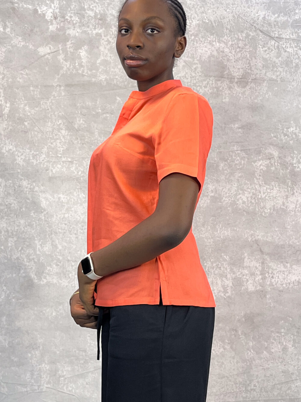 Linen Short Sleeve Shirt - Image 3