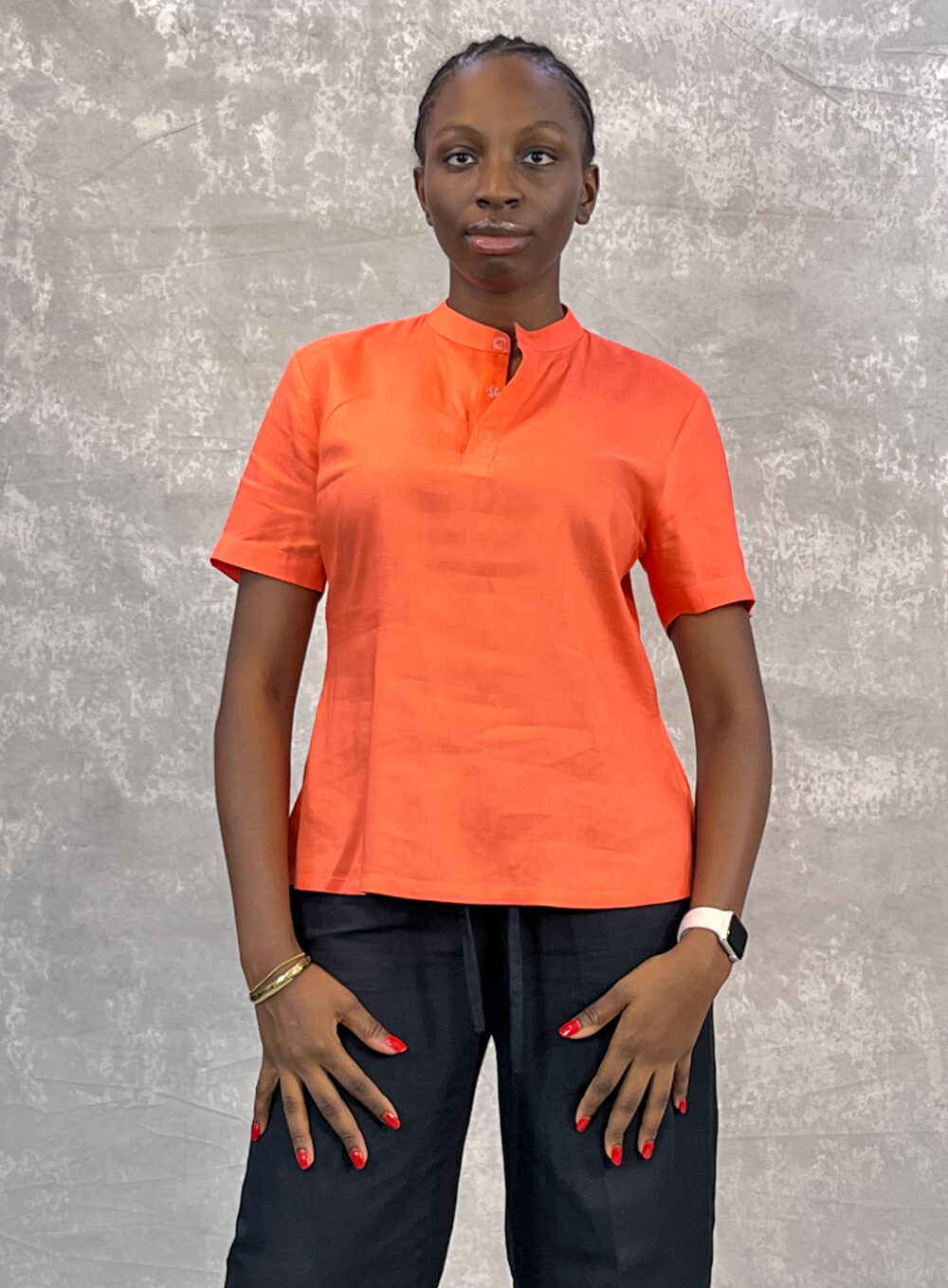 Linen Short Sleeve Shirt - Image 5