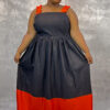 Cotton Ruffled Spaghetti Dress - Image 3
