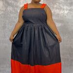 Cotton Ruffled Spaghetti Dress