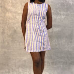 Short Shirt-Style Linen Dress