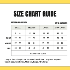 size chart guide