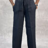 Straight Linen Pants